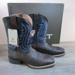 Ariat Men's Sport Big Country 11" Western Square Toe Boots Totuga Print/Black 10